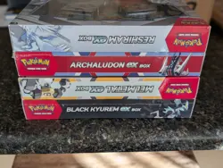 Pokemon Black Kyurem/Melmetal EX & Reshiram/Archaludon Collection Box Bundle - Image 4