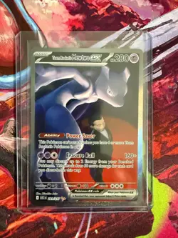 Pokemon Team Rocket's Mewtwo ex 281/217 Ascended Heroes SIR NM - Image 3