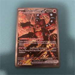 Pokemon TCG Volcanion ex 182/159 Journey Together Holo Special Illustration Rare - Image 1