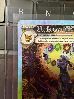 2025 POKEMON PRISMATIC EVOLUTIONS UMBREON EX 161/131! SPECIAL ILLUSTRATIONS RARE - Image 2