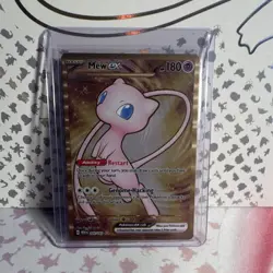 Pokemon Metal Mew ex 205/165 Scarlet & Violet 151 Full Art Holo 180 HP - Image 1