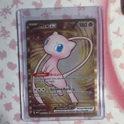 Pokemon Metal Mew ex 205/165 Scarlet & Violet 151 Full Art Holo 180 HP - Image 3