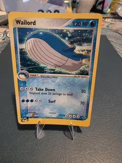 Pokemon TCG Wailord Ruby & Sapphire 14/109 Holo Rare 2003 English - Image 1