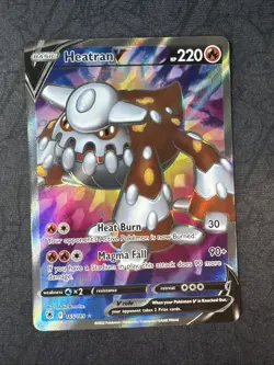 Heatran V (Full Art) 165/189 Swsh10: Astral Radiance Holo Pokemon - Image 1