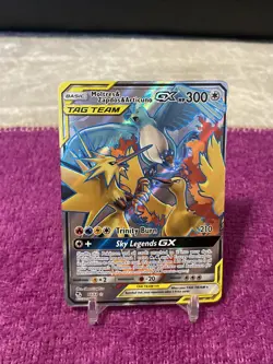 Pokemon Moltres & Zapdos & Articuno GX Tag Team 2019 Holo 66/68 - Image 1