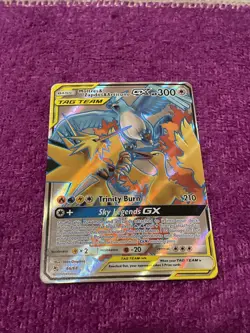 Pokemon Moltres & Zapdos & Articuno GX Tag Team 2019 Holo 66/68 - Image 3