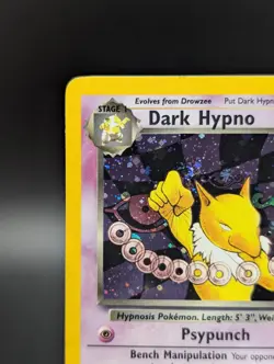 Pokemon TCG Team Rocket Dark Hypno Unlimited Holo Rare 9/82 - Image 5