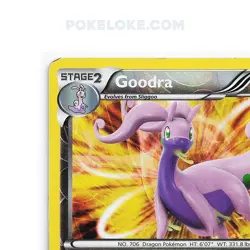 Pokemon - Goodra - 74/106 - Holo Rare - Reverse Holo - XY - Flashfire - LP/MP - Image 4