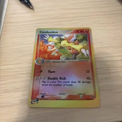 Pokemon TCG Combusken EX Ruby & Sapphire 27/109 Reverse Holo Uncommon LP - Image 1