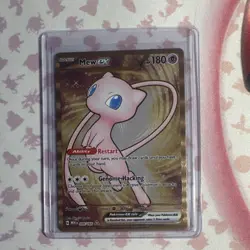 Pokemon Metal Mew ex 205/165 Scarlet & Violet 151 Full Art Holo 180 HP - Image 3
