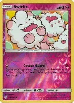 Swirlix 153/236 S&M Cosmic Eclipse REVERSE HOLO PERFECT MINT! Pokemon - Image 1