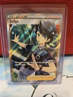 Pokemon Judge TG25/TG30 Silver Tempest Trainer Gallery Full Art Holo - Image 1