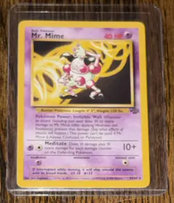 1999 Pokemon Jungle Set MR MIME 22/64 Non Holo Vintage NM - Image 1