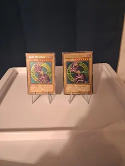 Yu-Gi-Oh! Dark Magician SDY-006 Holo Card 1996 Konami Lot Of 2 - Image 1