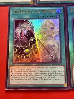 3x Forbidden Droplet + 2x The FaLLen & The Virtuous | Ultra Rare | NM | YuGiOh! - Image 3