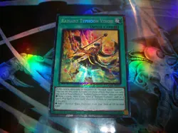 Radiant Typhoon Vision 1st Edition Collector's Rare RA05-EN075 Yu-Gi-Oh! - Image 1