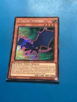 YUGIOH Secret Rare C-Crush Wyvern LCKC-EN021 - Image 1