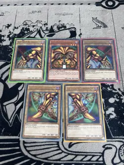 Yu-Gi-Oh! COMPLETE SET OF EXODIA YGLD-ENA17-21 1st Edition NM - Image 1