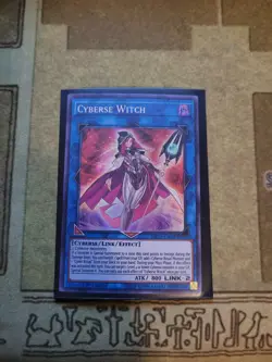 YUGIOH TCG CYBERSE WITCH MP19-EN098 SUPER 1ST EDITION NM - Image 1