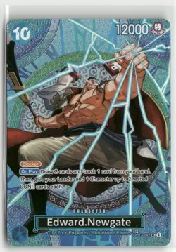 Edward Newgate One Piece Adventure Kami Island OP13-042 SP SR Case Hit. - Image 1