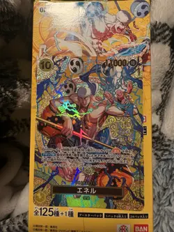 One Piece Enel EB02-052 JP NM Super Rare Foil Kami’s OP15 possible psa Mint 9 - Image 1