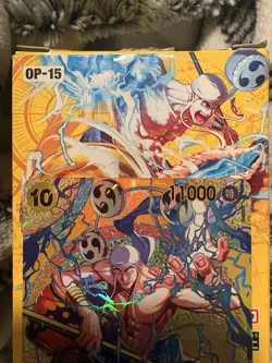 One Piece Enel EB02-052 JP NM Super Rare Foil Kami’s OP15 possible psa Mint 9 - Image 3