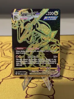 Pokemon TCG Rayquaza VMAX TG29/TG30 Silver Tempest Ultra Rare Card NM - Image 1