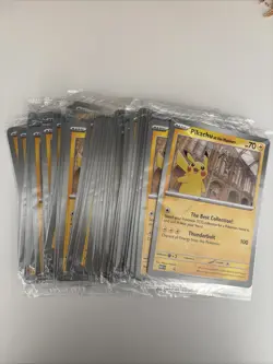 Pokemon Pikachu At The Museum Black Star Promo X50 Card Bundle Job Lot - Image 1
