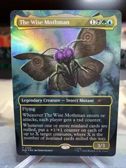 The Wise Mothman (2455) R Fallout: Rad Secret Lair Foil MTG NM - Image 1