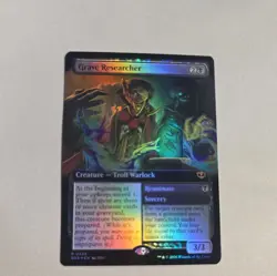 Grave Researcher (Extended Art) #325 (Foil) NM Secrets of Strixhaven Magic MTG - Image 1