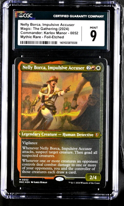 MTG Magic the Gathering Karlov Manor Foil Nelly Borca Impulsive Accuser CGC 9 - Image 1