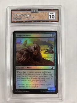 2025 MTG Pothole Mole Foil #0176 HGC 10 - Image 1