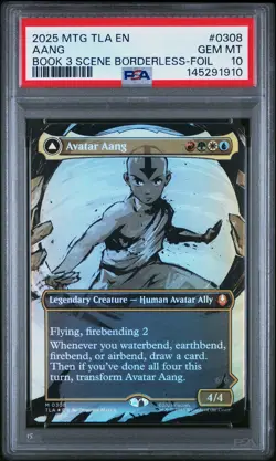 2025 MTG AVATAR: THE LAST AIRBENDER AANG, MASTER OF ELEMENTS/AVATAR AANG PSA 10 - Image 1