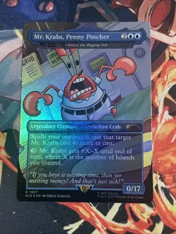Mr. Krabs, Penny Pincher - Charix, the Raging Isle (Rainbow Foil) [Secret Lair D - Image 1
