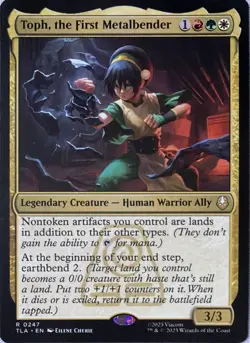 Toph, the First Metalbender 247 Avatar The Last Airbender Magic The Gathering NM - Image 1