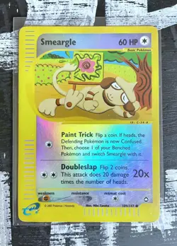 SMEARGLE 109/147 - Pokemon TCG Aquapolis AQ - Reverse Holo (MP) - Image 1
