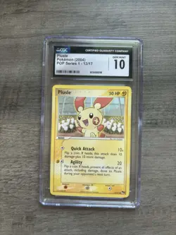 Plusle 13/17 Pop Series 1 2004 Pokemon CGC 10 - Image 1
