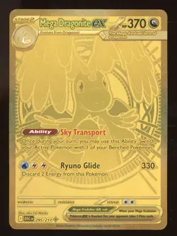 2026 Pokemon Mega Evolution Ascended Heroes Mega Dragonite ex Secret #295/217 - Image 1