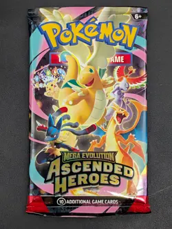 Lot (180) Pokemon Mega Evolutions ME2.5 Ascended Heroes Booster Packs Sealed - Image 2