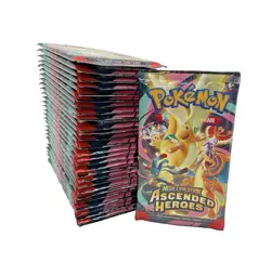 Pokemon Mega Evolution Ascended Heroes Booster Pack Lot 70 Packs Dragonite Ho-Oh - Image 1