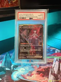 2025 Pokemon Team Rocket's Mewtwo Ex #231 Destined Rivals SIR Gem Mint PSA 10 - Image 1