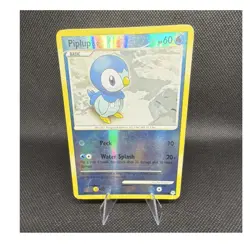 Pokemon Piplup Common Reverse Holo Diamond & Pearl 93/130 2007 60HP English - Image 1