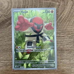 Throh 128/086 Black Bolt Holo Full Art Illustration Rare Pokemon NM-MT - Image 1