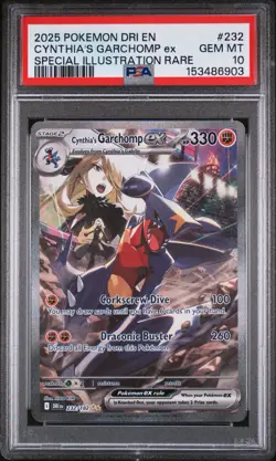 Pokemon Cynthia's Garchomp EX 232/182 Destined Rivals PSA 10 GEM MINT 💎 Perfect - Image 2