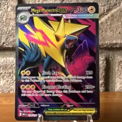 Pokemon TCG Mega Manectric EX Ultra Rare Holo Me01: Mega Evolution 158/132 330 … - Image 1