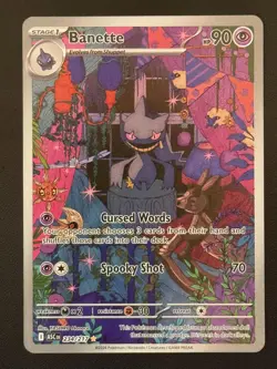 Banette Pokemon TCG Ascended Heroes 234/217 Illustration Rare - NM - Image 1