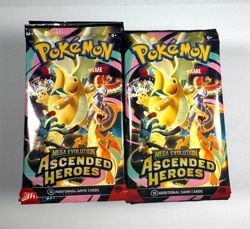 Pokemon Ascended Heroes Booster Pack Lot Mega Evolution TCG 31x Packs New Sealed - Image 2