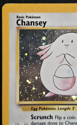 Chansey 3/130 Holo Pokemon Base Set 2 MP - Image 3