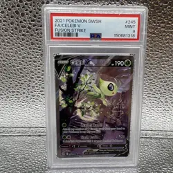 2021 PSA 9 FA Celebi V #245 Alternate Art Full Pokemon TCG SWSH Fusion Strike - Image 1