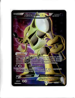 Pokemon TCG Alakazam EX (Full Art) Ultra Rare XY Fates Collide 117/124 - Image 1